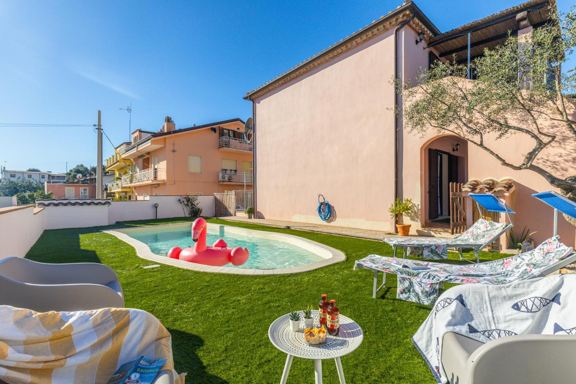Bynos Pool - Primo Piano Apartment Santa Maria Navarrese Exterior photo